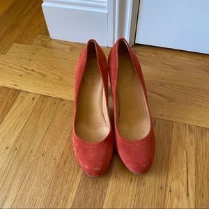Jcrew suede pumps